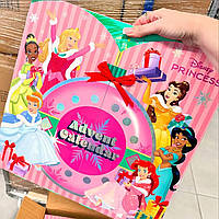 Адвент календар Disney з косметикою, новорічний календар Princess для дівчинки, дитячий адвент календар подарунок на Новий Рік