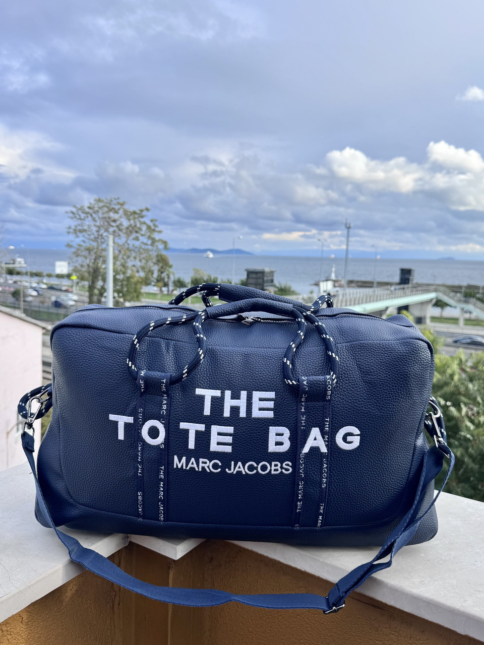 Дорожня Сумка синя Jac0bs Tote , спортивна сумка, сумка для зали, сумка для поїздок, фото 1