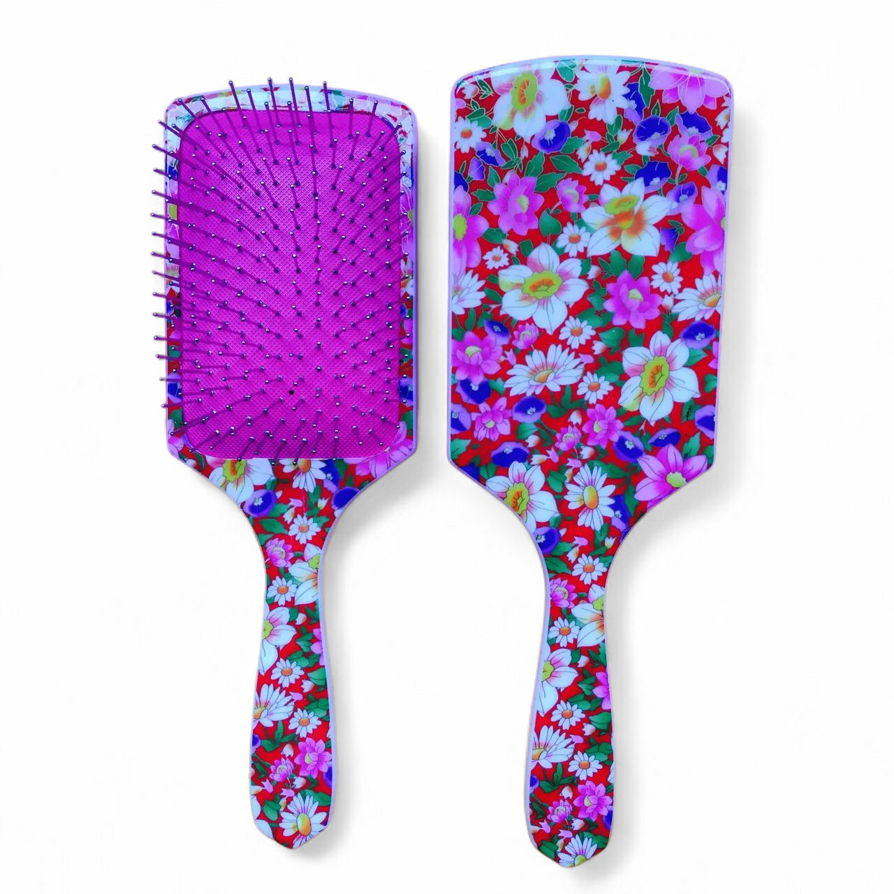 Гребінець, щітка масажка для волосся SALON "FLOWERS", фото 1