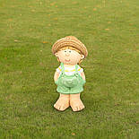 Садова фігурка хлопчик, 40х20х19 см, різнокольоровий, магнезія (820719-2), фото 3