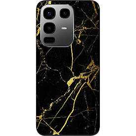 Силіконовий чохол case для Infinix Note 50 (X6858) Чорний мармур