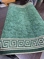 Залишок 120*78 см Greensee доріжка на підлогу зеленого кольору основа на войлоці для коридору, кухні