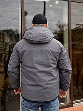 Куртка зимова еко пух Call Dragon 10.0 Сіра Розмір M, фото 3