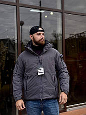 Куртка зимова еко пух Call Dragon 10.0 Сіра Розмір M, фото 2