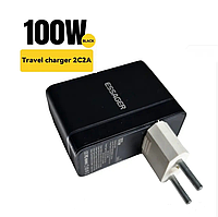 ЗУ Essager 100w для ноутбука и гаджетов Чорно-білий