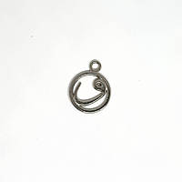 Підвіска (пуллер фігурний) металевий на бігунок блискавку (срібло)