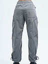 Жіночі карго брюки з нейлону та рефлективним кантом "Void", сірий, фото 6