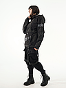 Жіночий анорак з принтами "SM-2413", чорний, фото 3
