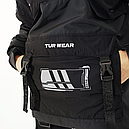 Жіночий анорак з принтами "SM-2413", чорний, фото 9