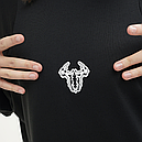 Жіноча футболка з куліру та принтами "Шейд", фото 10