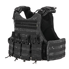 Бронежилет Modular X-1 Kiborg Чорний мультикам (без підсумків)