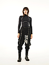 Жіночі карго штани з котону та принтами "Кібер", фото 2