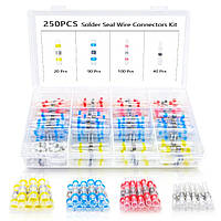 Набір термоусадочних гільз для пайки 250 шт