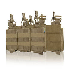 Передня панель для плитоноски з 3 підсумками під магазин Койот