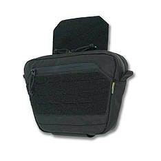 Сумка-напашник XL Kiborg GU з NIR-просоченням (Чорна)