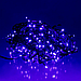 Вулична гірлянда бахрома 12 м 200 led чорний провід Синій 12MBBL, фото 3