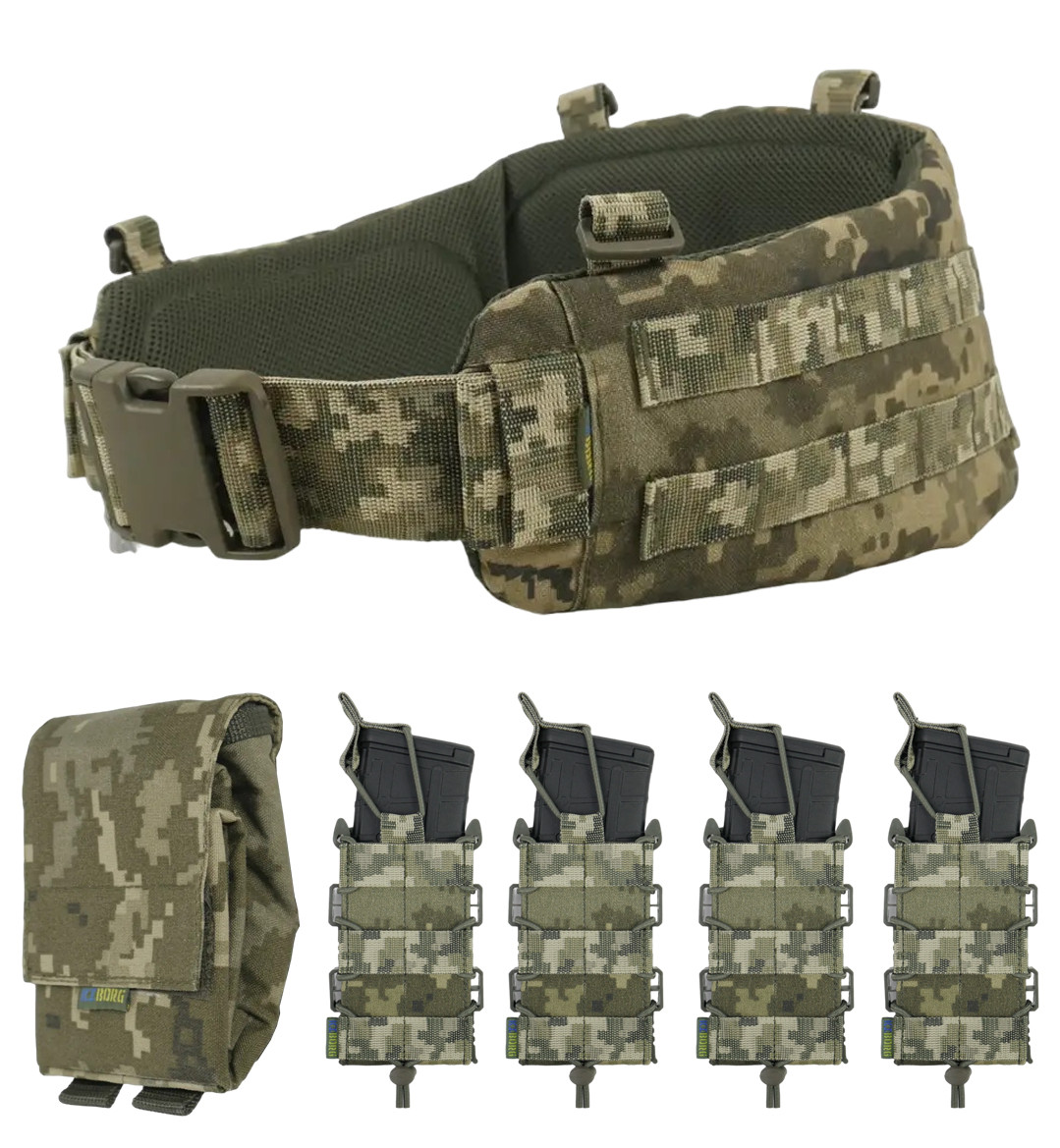 Набір Пояс РПС піксель Kiborg R-1 GEN.2 (S) + підсумки