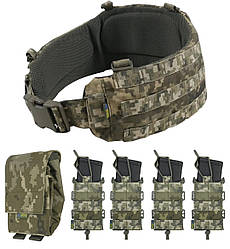 Набір Пояс РПС піксель Kiborg R-1 GEN.2 (M) + підсумки