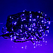 Вулична гірлянда Бахрома 20 м 335 LED гірлянда штора чорний провід Синій 20MBBL, фото 3