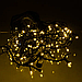 Вулична гірлянда бахрома 12 м 200 led чорний провід чорний провід Жовтий 12MBY, фото 3