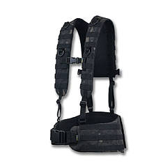 Ремінно-плечова система (РПС) чорний мультикам Kiborg R-1 GEN.2 (L)