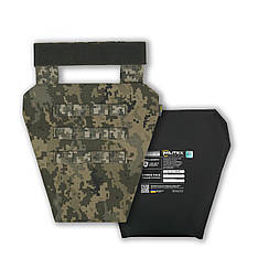 Захист паху (напашник-фартух) Kiborg з балістичним захистом Militex 2 клас Піксель