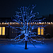 Новорічна гірлянда вулична 100 м 1000 LED із сонячною батареєю 8 режимів роботи чорний провід Синій SB1000L100MBBL, фото 3