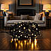 Новорічна гірлянда кімнатна нитка 22 м 220 LED чорний провід Жовтий W220LED22MBY, фото 4