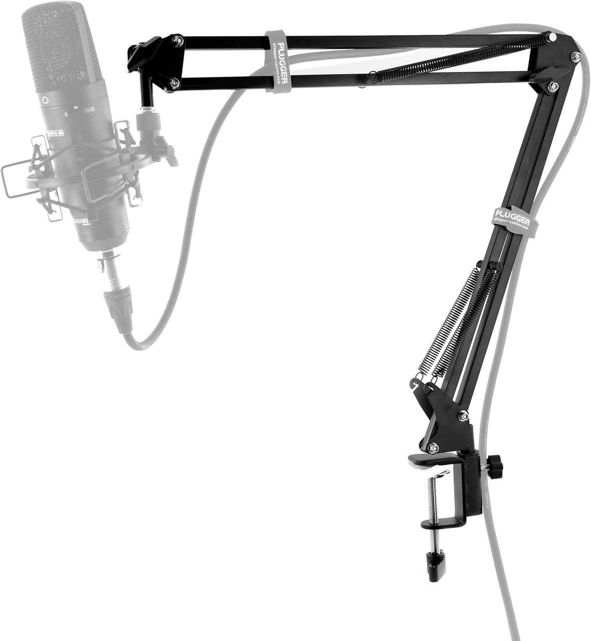 Пантограф для студійного мікрофона, настільна стійка тримач для мікрофону boom arm