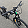 Велосипед CrossBike 24" Lion 2025 Рама 12" black-green, фото 6