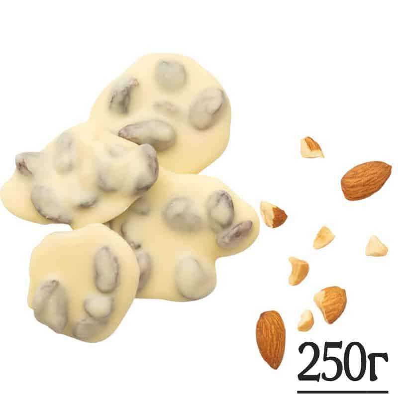 Мигдаль в білому шоколаді 250 г