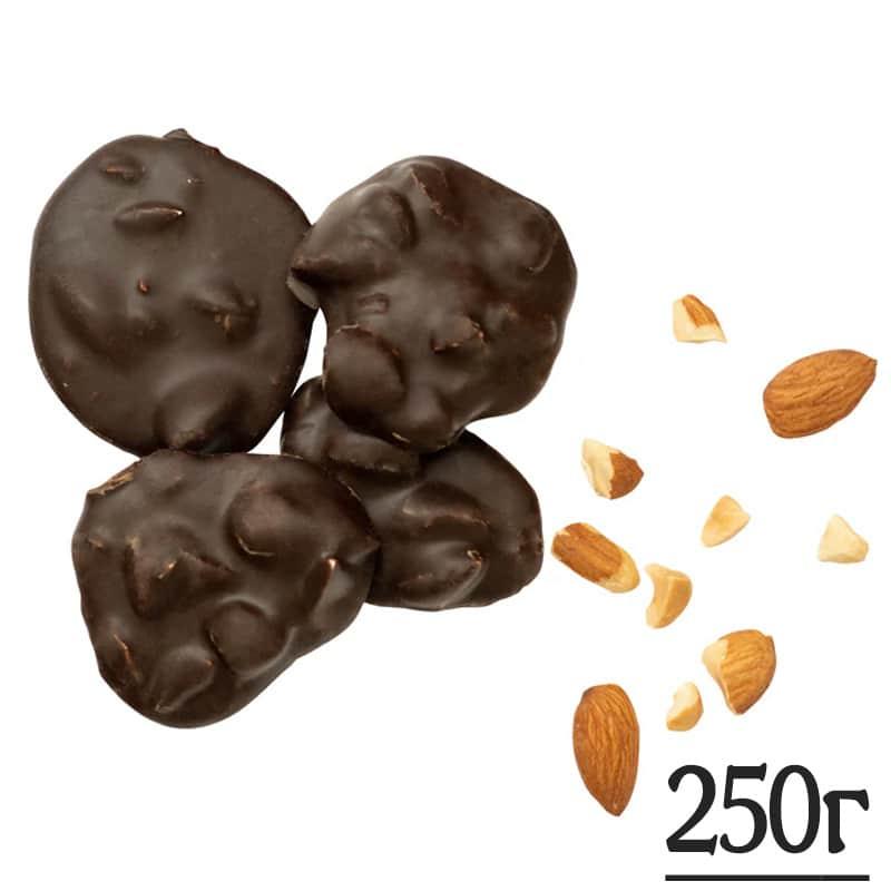 Мигдаль в чорному шоколаді 250 г