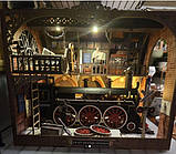 Бук Нук Станція ремонту потягів DIY Book Nook Train Repair Station Інтерьерний конструктор CH-06, фото 5