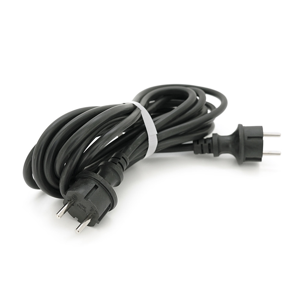 Кабель із двома литими вилками для під'єднання генератора, подовжувач 5 м ГОСТ 2х2,5 мм2 (4100 Вт, 16 А, 250 В), фото 1