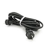 Кабель із двома литими вилками для під'єднання генератора, подовжувач 5 м ГОСТ 2х2,5 мм2 (4100 Вт, 16 А, 250 В), фото 2