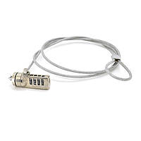 Трос безпеки для ноутбука, 1.1 м, набірний пароль, блістер Q100