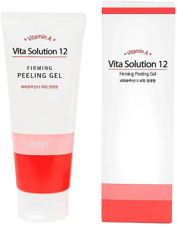 Пілінг-гель підтягуючий Jigott Vita Solution 12 Firming Peeling Gel 180ml, фото 1