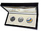Набір монет Державні символи України Срібло у футлярі, фото 5