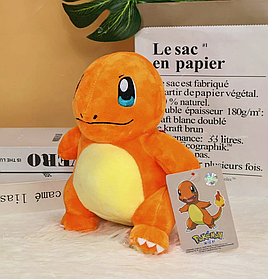 Іграшка Чармандер з аніме Pokemon Charmander м’яка іграшка плюшева Покемон 350г 20см