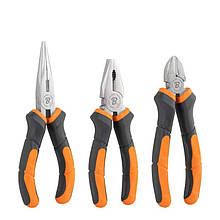 Набір плоскогубців MASTER GRIP, 3 штуки, нікельовані, HOME & GARAGE, DIY-PL12/1SET