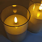 Декоративні свічки на батарейках 3 шт. 10 см, 12,5 см, 15 см набір штучних свічок, фото 10