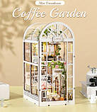 Бук Нук Сонячна кавова теплиця DIY Book Nook Sunshine Coffee Greenhouse Інтерьерний конструктор YM-07, фото 9