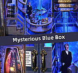 Бук Нук Таємнича Синя Скринька DIY Book Nook Mysterious Blue Box TARDIS Diorama CH-08, фото 5