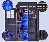 Бук Нук Таємнича Синя Скринька DIY Book Nook Mysterious Blue Box TARDIS Diorama CH-08, фото 6