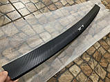 Накладка на бампер с загибом для BMW X3 II (F25) (2010-2017)(Carbon), фото 9