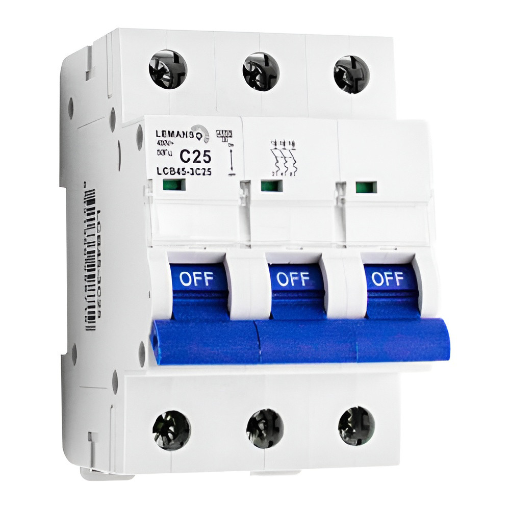 MCB Lemanso 4.5KA (тип С) 3п 20A  LCB45
