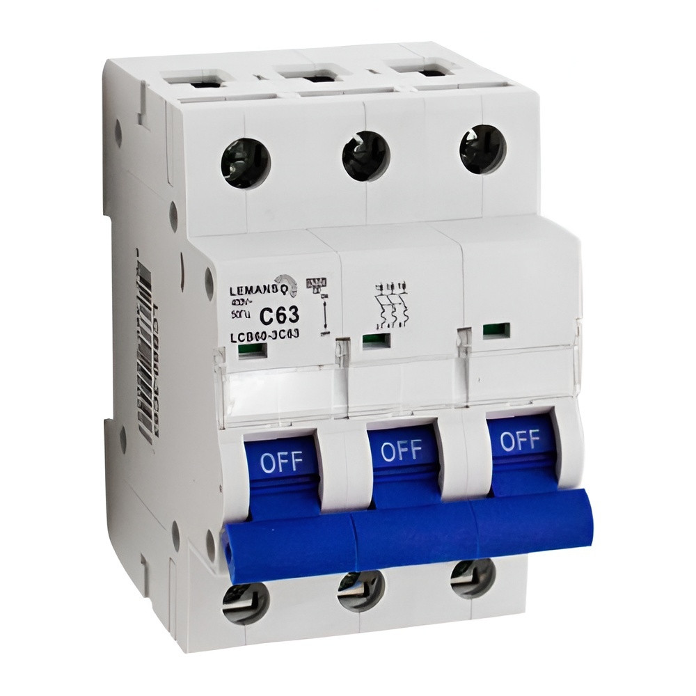 MCB Lemanso 6.0KA (тип С) 3п 10A LCB60