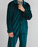 Піжама чоловіча Модельер 25974 46 Смарагдовий (15120), фото 3