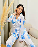 Піжама жіноча Модельєр 8194 42 Біло-блакитний (11871), фото 9