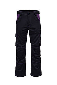 Штани робочі Vio Tech чорний-фіолет